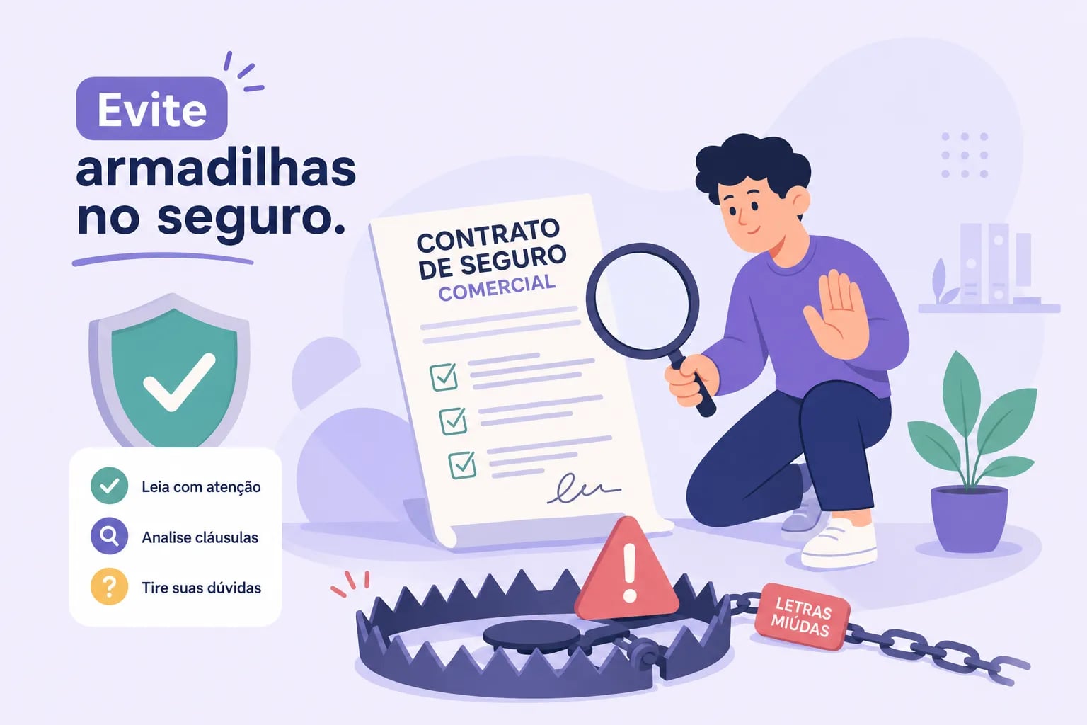 Como evitar armadilhas no contrato de seguro comercial