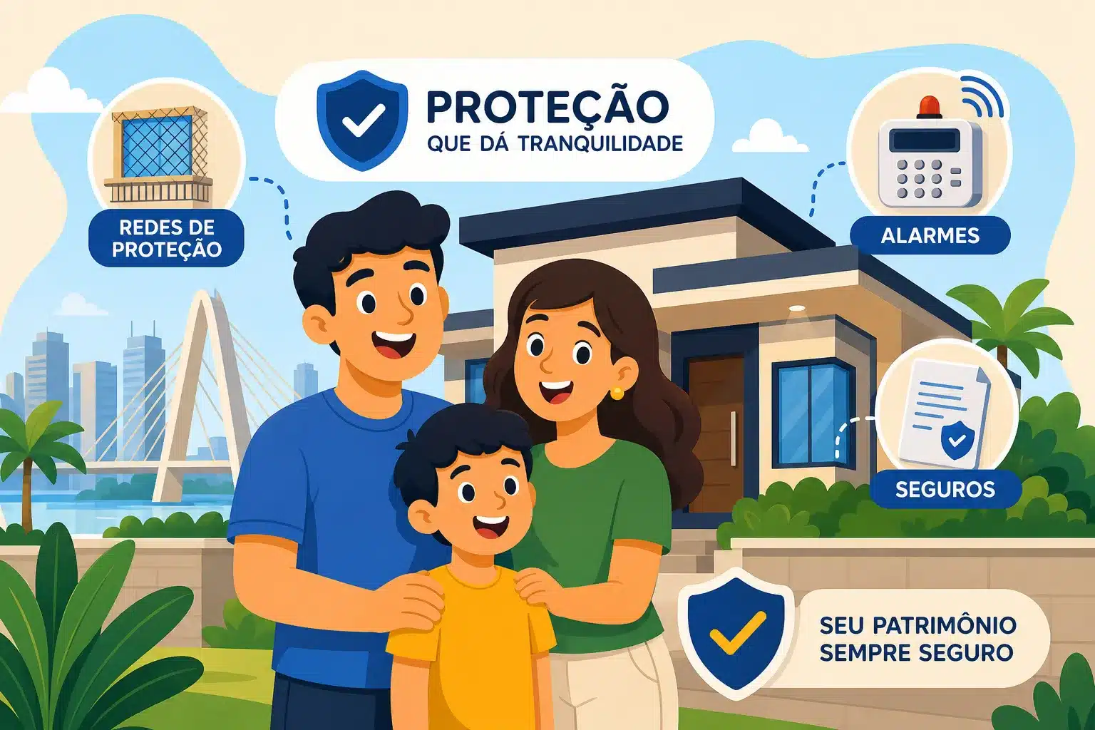 Proteção para imóvel em Palmas: redes, alarmes e seguros