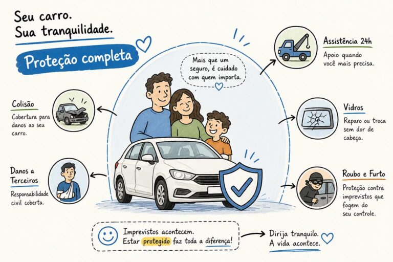 Seguro auto completo: as coberturas que não podem faltar