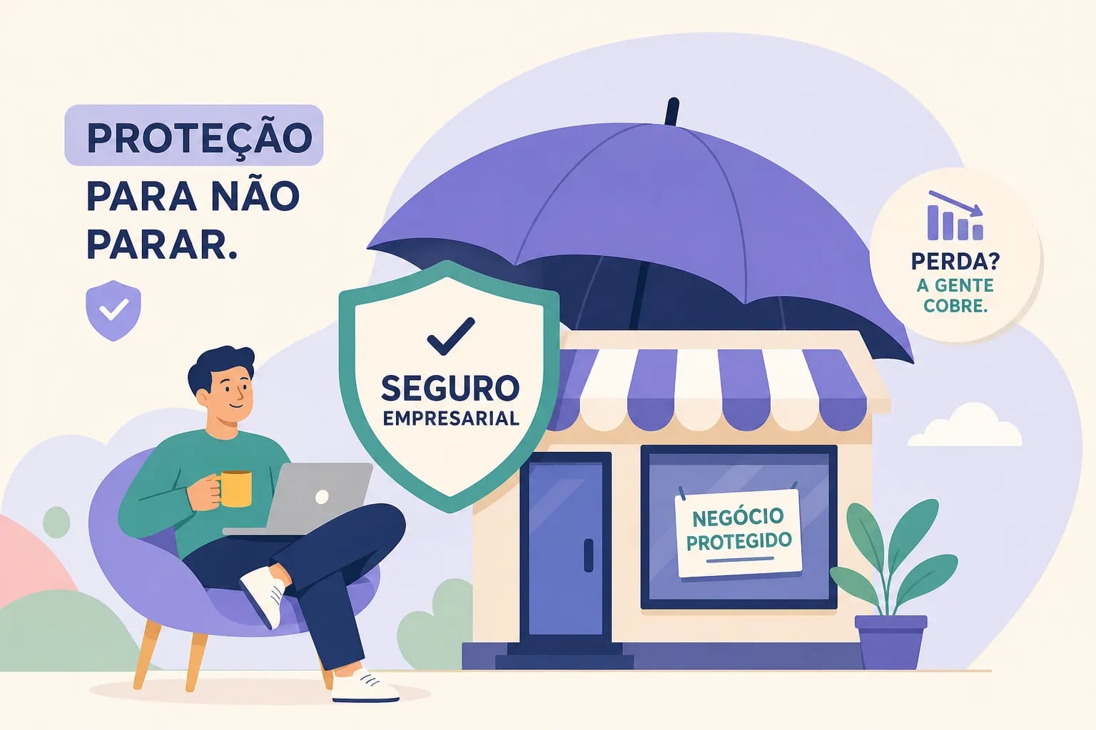 Quando o seguro empresarial cobre paralisação do negócio